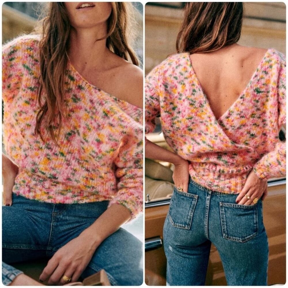 Sezane Livia‎ Jumper Sweater Multicolored Size XS